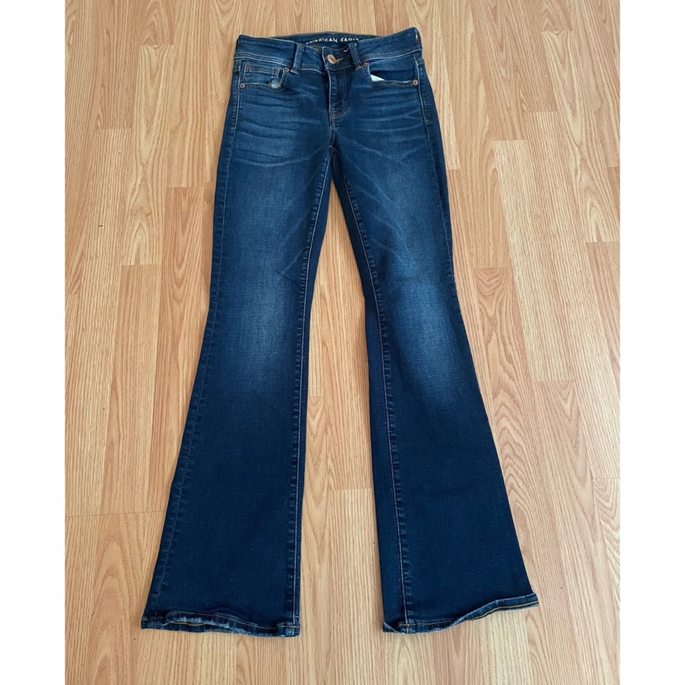 American Eagle Outfitters Dark Indigo Boot Cut Jeans